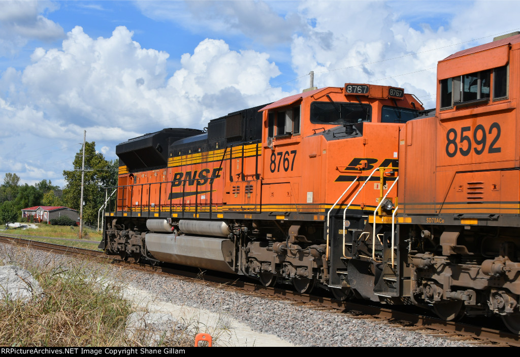 BNSF 8767 Dpu